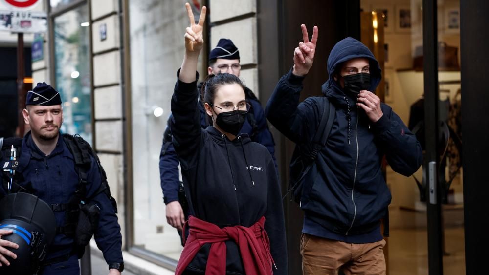 French Police Remove Student Activists From Sciences Po University Amid Protests Over Gaza Conflict