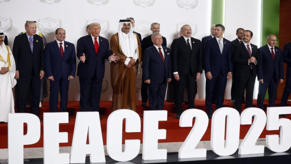 Global leaders sign document backing Gaza ceasefire at Egypt summit