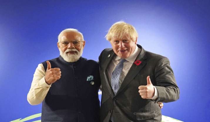 pmmodimeetshisukcounterpartborisjohnsoninglasgowonthesidelinesofcop26