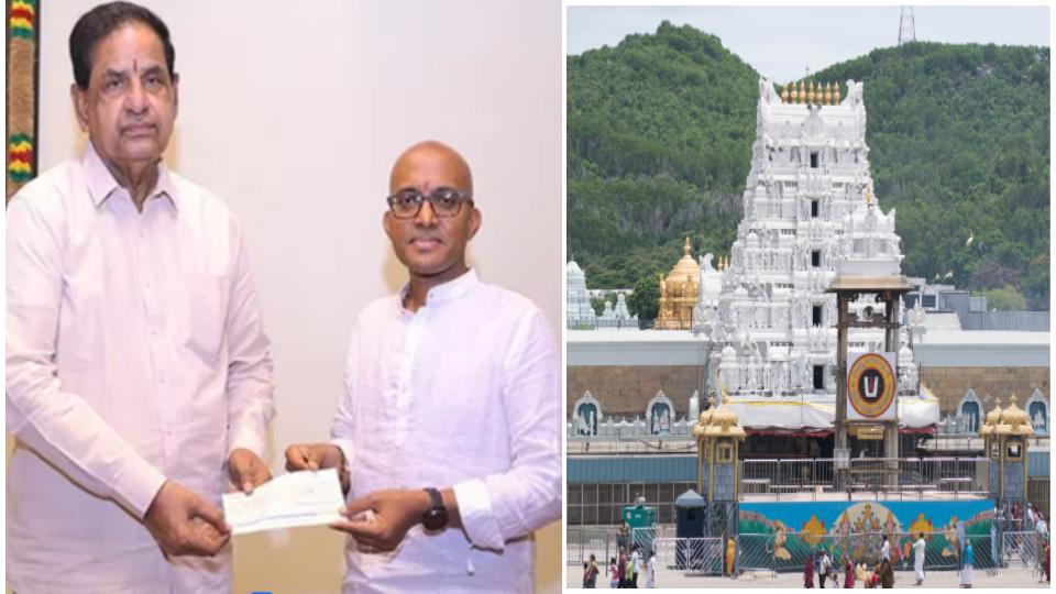 Google VP Thota donates Rs 1 crore to Tirumala Tirupati Devasthanam