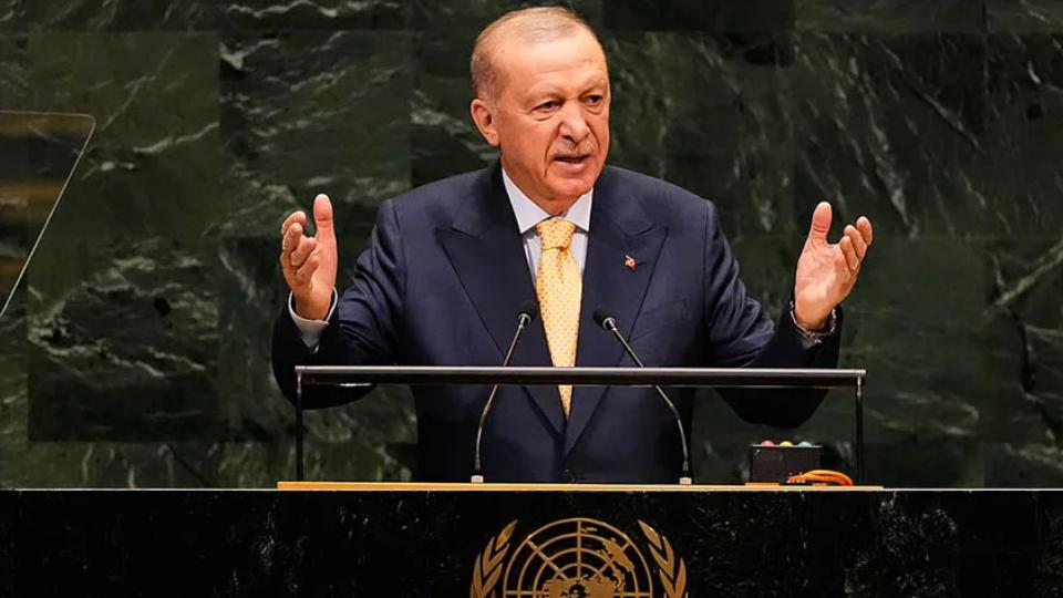 Turkish President raises Kashmir issue during UN address
