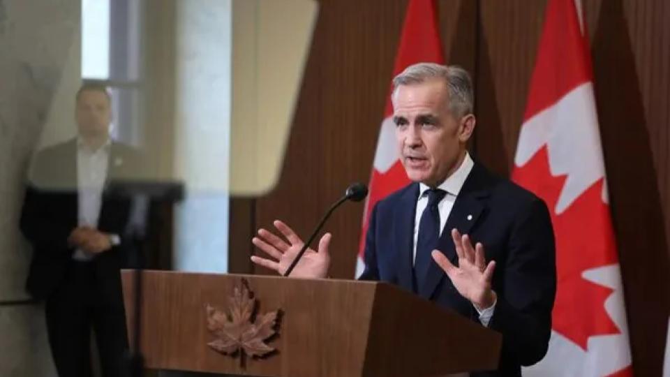 Mark Carney responds to Donald Trump’s tariff threat