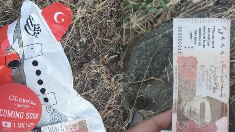 Pak Balloons With Foreign Currency Notes Recovered In Jammu And Kashmir