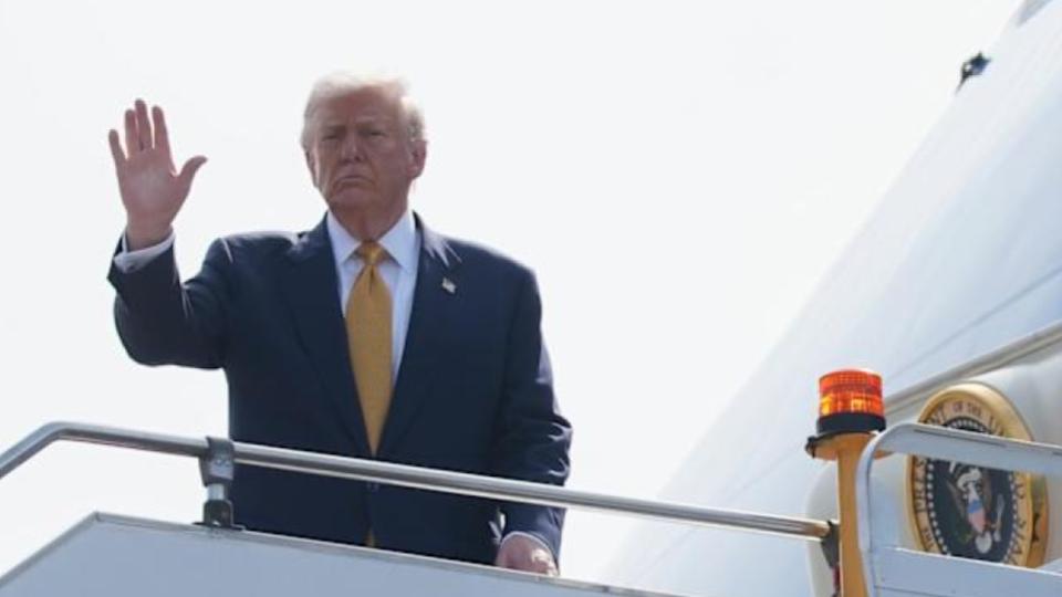 Trump arrives in Japan to meet new PM Sanae Takaichi