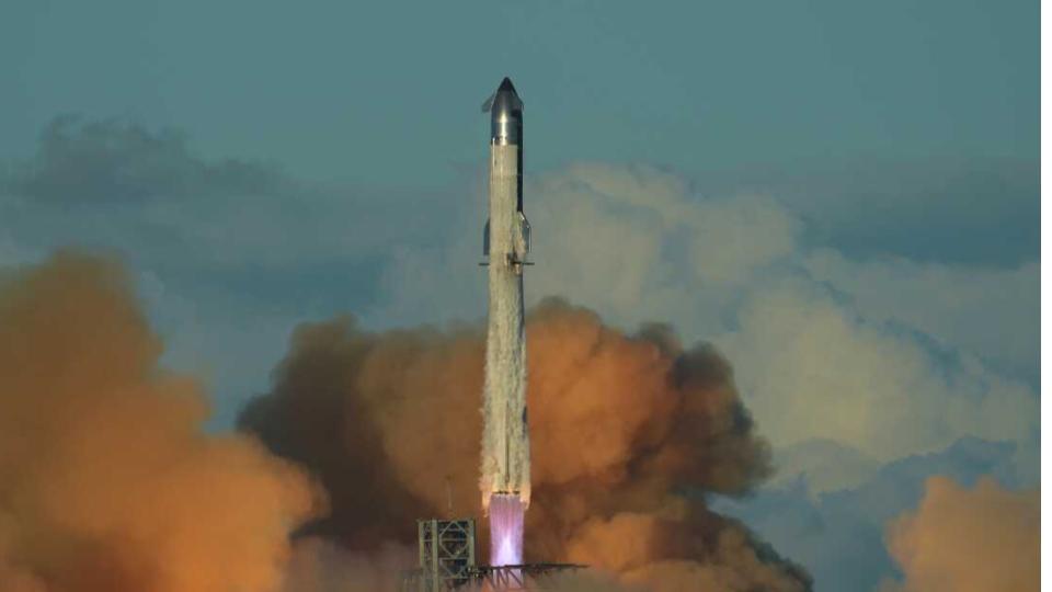 SpaceX launches the 11th test flight of its Starship rocket