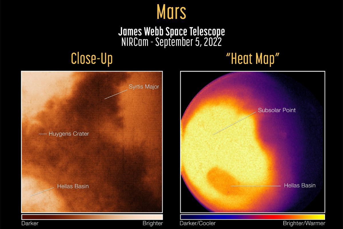 nasa’sjameswebbspacetelescopecapturesfirstimagesofmars