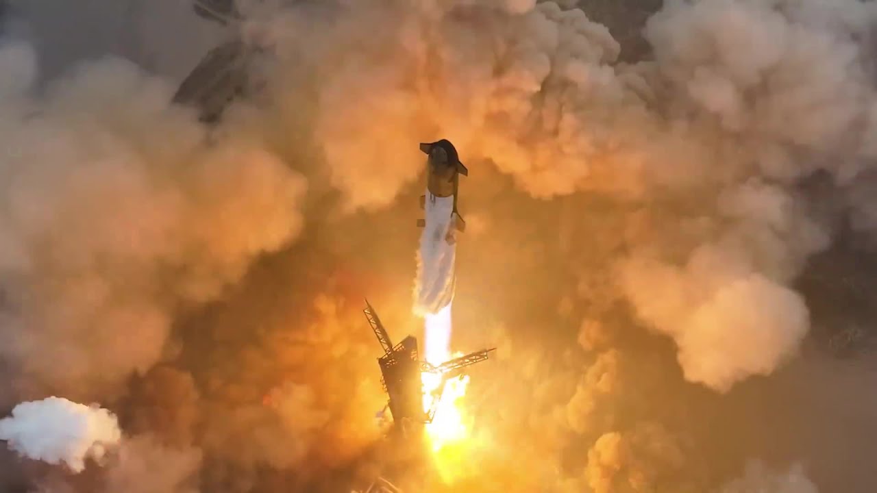 spacex’smammothstarshiprocketblastsofffromtexas