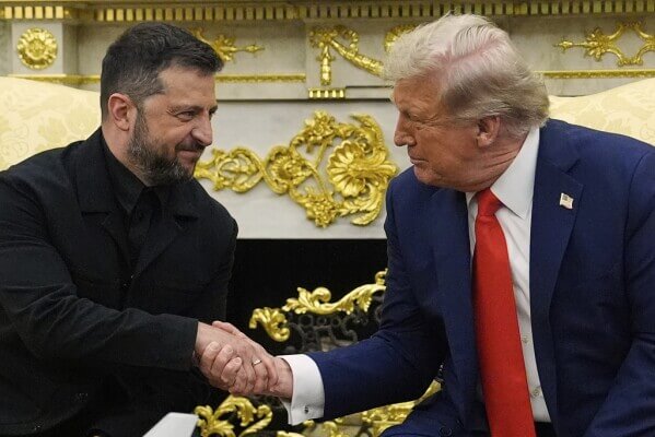 Trump meets Zelenskyy at White House, says Putin wants Ukraine war to end