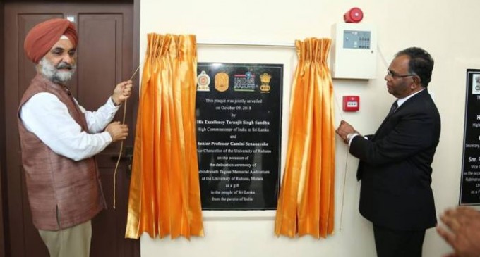 rabindranathtagorememorialauditoriumdedicatedtopeopleinsrilanka