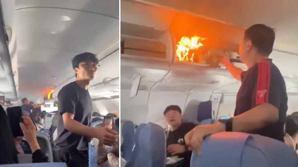 Air China Flight Makes Emergency Landing in Shanghai After Battery Fire