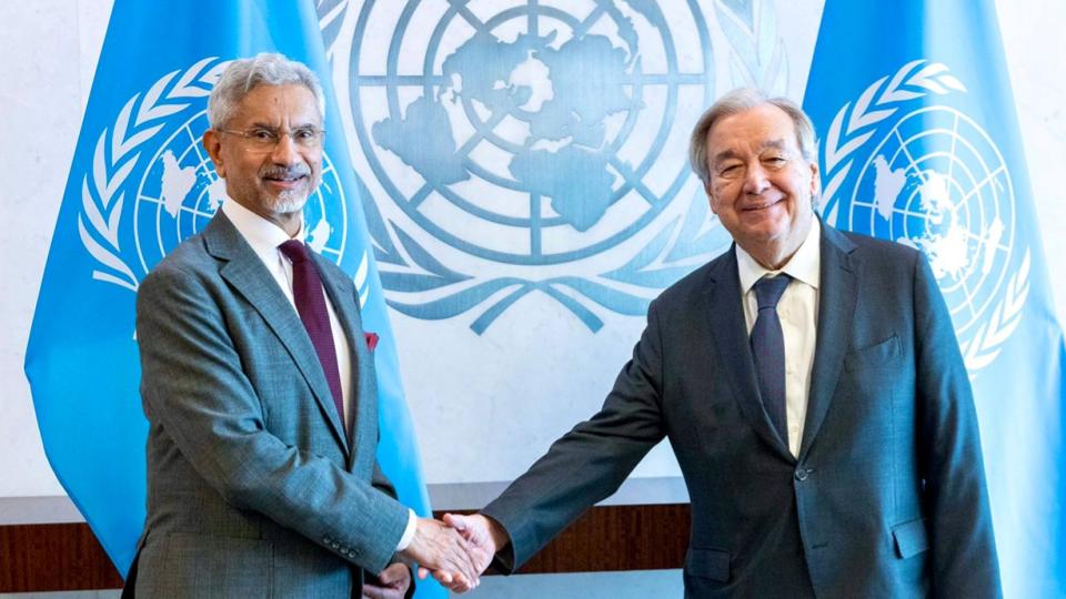 Jaishankar meets UN chief Guterres, discusses ongoing conflicts