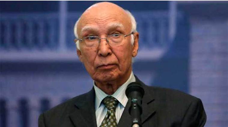 sartajaziztovisitindiaforregionalmeetingonafghanistan
