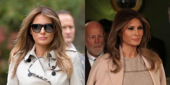 melaniatrumpusesherbodydouble?conspiracytheorysendsinternetintofrenzy