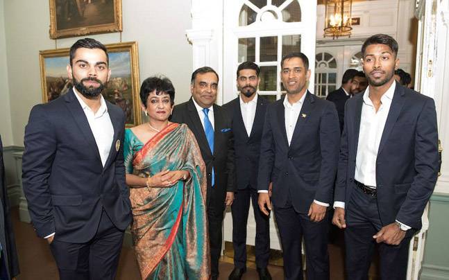 indianhighcommissioninlondonhostsreceptionforteamindia