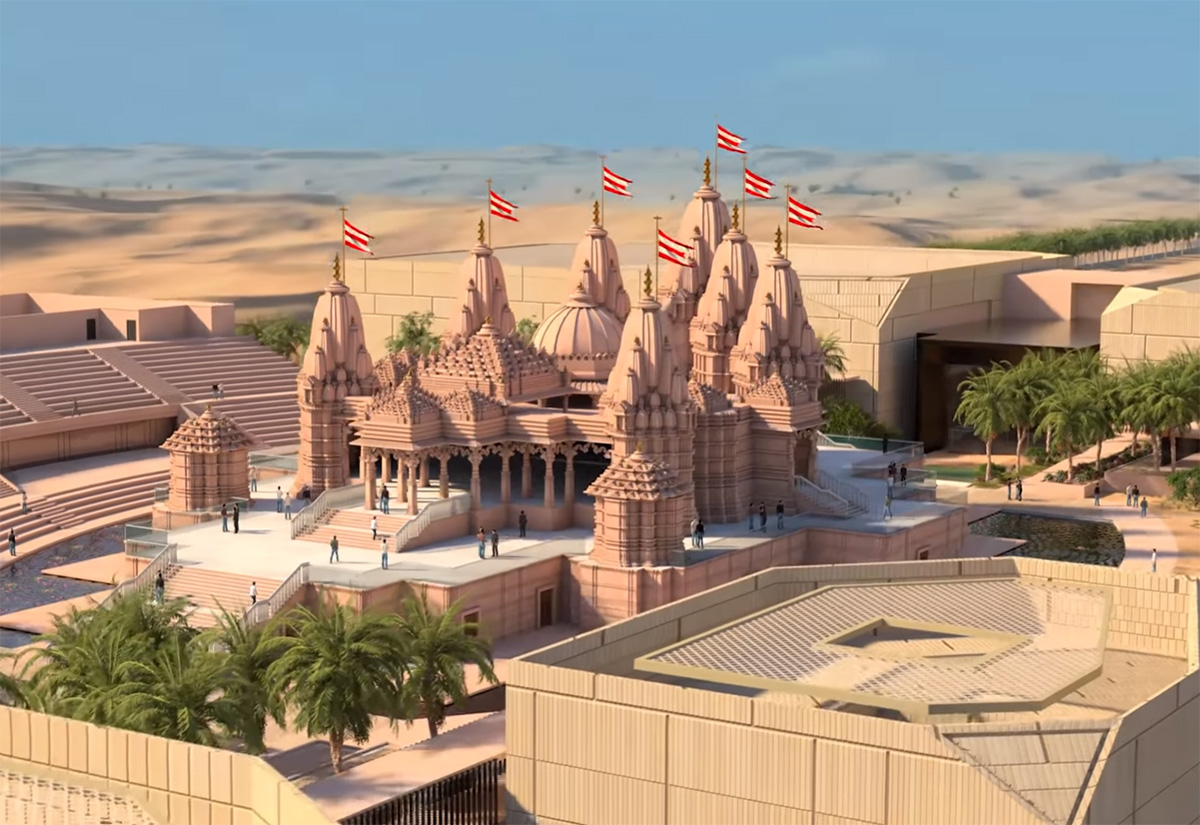 Hindu Temple at Abu Dhabi Opens for Public on March 1