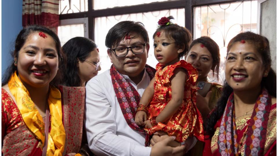 Nepal Chooses A 2-year-old girl As New Living Goddess