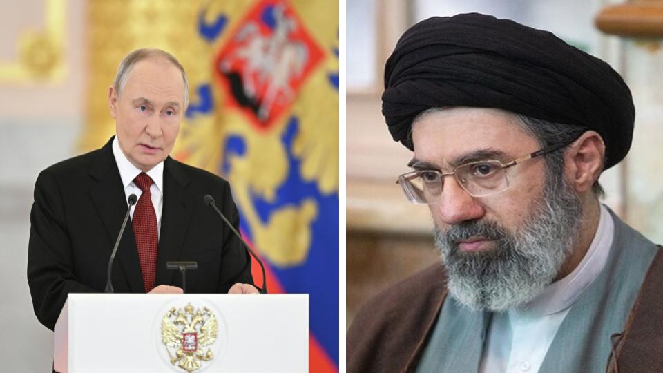Russia President Putin announces unwavering support for Iran