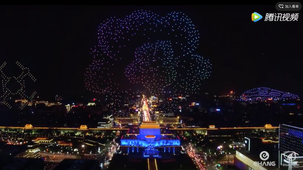 1374dronessetworldrecordinnorthernchina