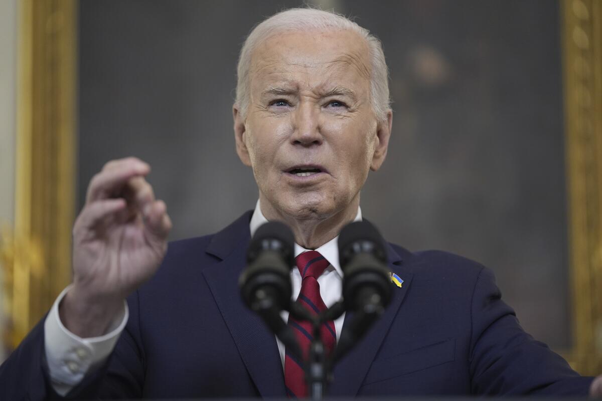 US President Joe Biden Signs 95 Billion US Dollar Package Of Aid For Ukraine, Israel And Taiwan