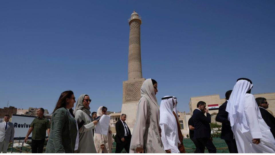 Iraq al-Nouri Mosque reopens eight years after ISIS destroyed it