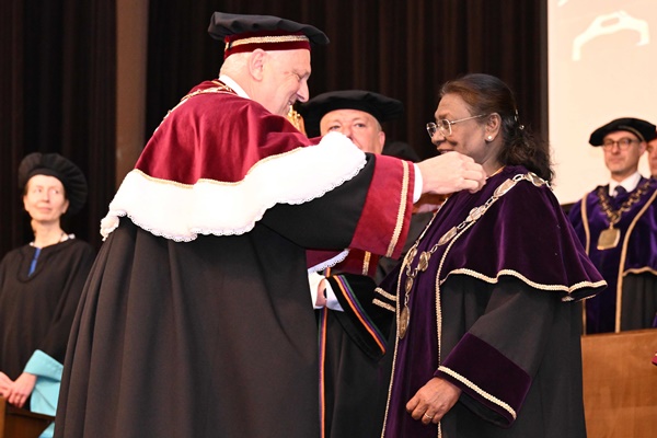 presidentdroupadimurmuconferredhonorarydoctoratebyslovakia’sconstantineuniversity