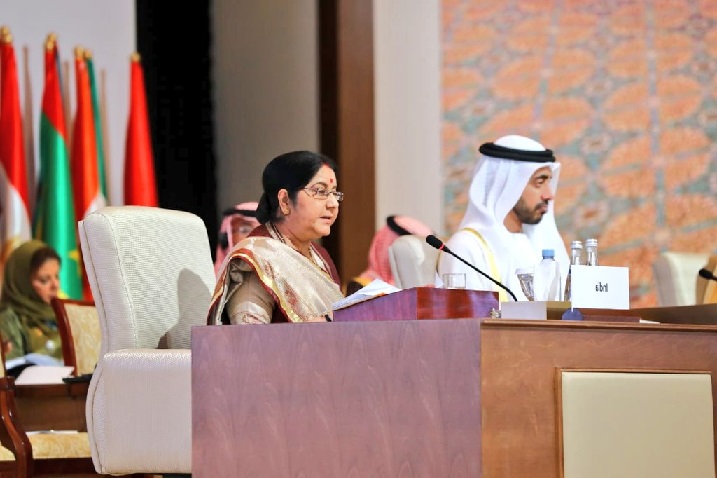 terrorismiscausedbydistortionofreligionandmisguidedbelief:sushmaswarajtellsoic