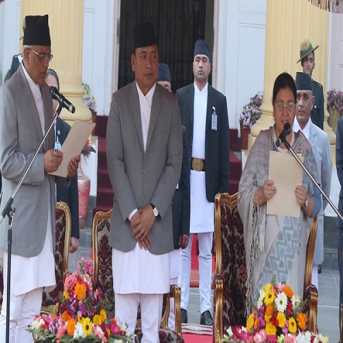 bidhyadevibhandarisworninasnepalspresident