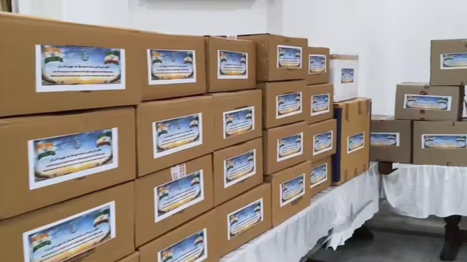 India Sends First Medical Aid Shipment to Iran