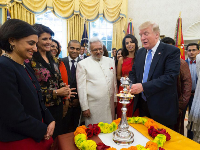 trumpcelebratesdiwaliatwhitehouse