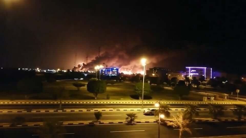 Massive blaze at Saudi Arabia