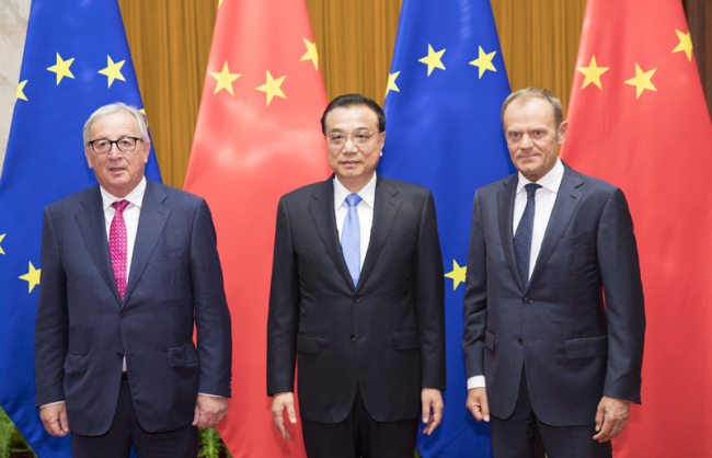 chinaandtheeuagreedtojoinhandstopromotemultilateralismandsupportfreetrade