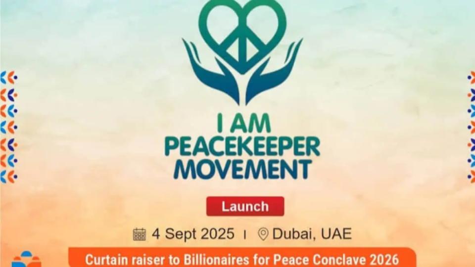 Dubai to host launch of ‘I Am Peacekeeper Movement’
