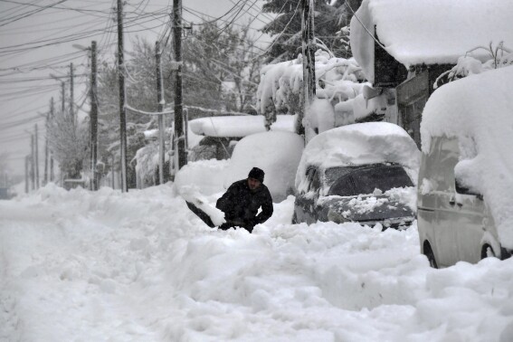 Russia, Ukraine, Moldova, Georgia and Bulgaria faces extreme winter storms killing at least 10 people
