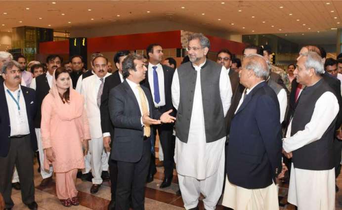 primeministershahidkhaqanabbasiinauguratedthenewislamabadinternationalairport