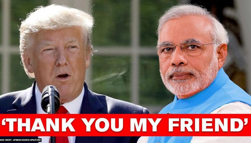 donaldtrumpthankspmmodiforusindependencedaywish