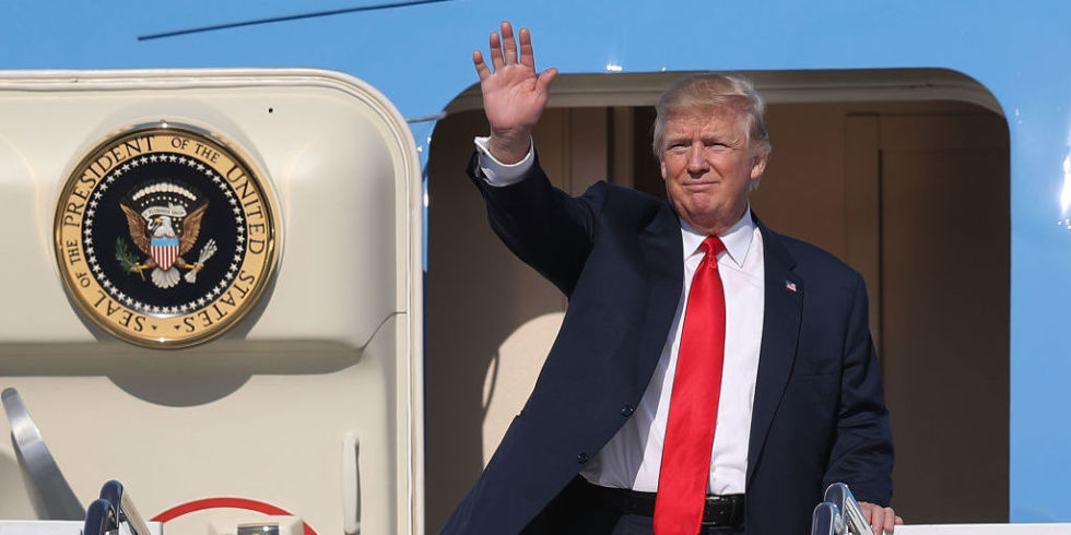 trumphasspentasmuchontravelinamonthasobamadidinayear