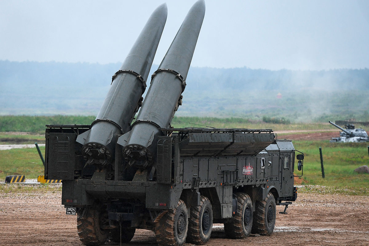 Russian Iskander missile attacks Ukraine’s Military Base