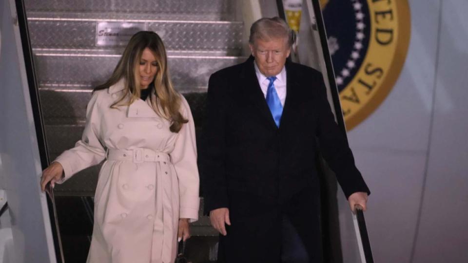 donaldtrumparrivesatpopefrancis’funeraltopayrespects