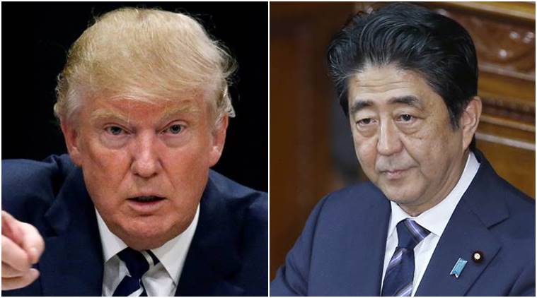 japanpmshinzoabespeakswithuspresidentdonaldtrump