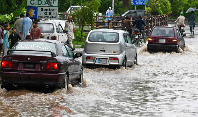 Torrential monsoon rains and flash floods claim ​around 100 lives across ​Pakistan