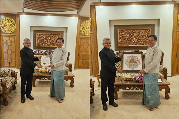 Indian Ambassador To Myanmar, Abhay Thakur Meets Deputy PM And Foreign Minister Of Myanmar