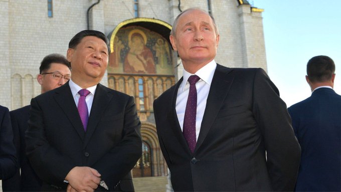 Chinese President Xi Jinping arrives at Kremlin for talks with his Russian counterpart Vladimir Putin