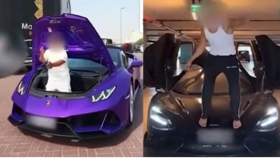 Dubai Police impound sports cars after ‘reckless’ social media stunt