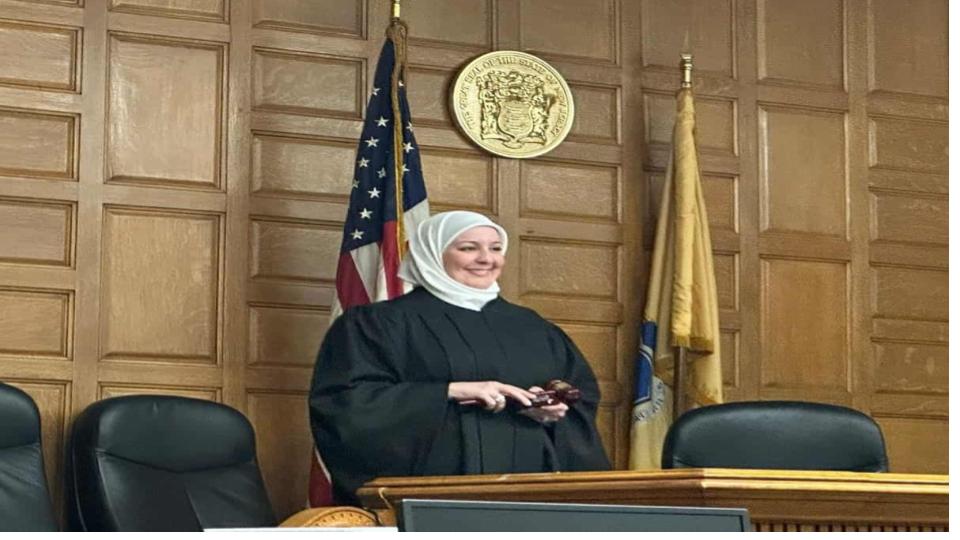 Nadia Kahf takes oath as the first Hijab-wearing judge in New Jersey