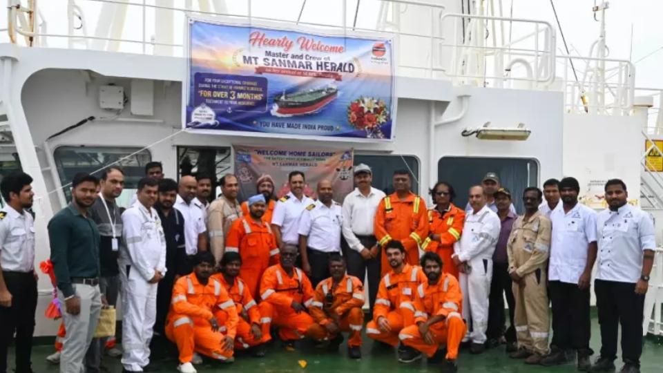 Damaged Tanker MT Sanmar Herald Docks Safely at Paradip Port
