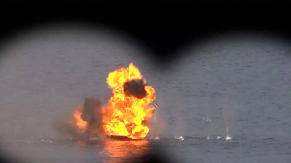 Iran Fires Live Missiles Into Strait of Hormuz