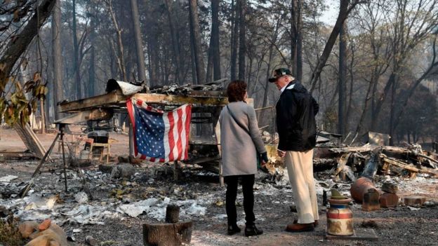 californiawildfires:trumpvisitsstatesdeadliestwildfire