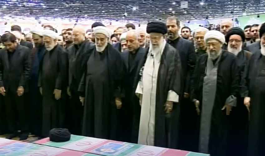 Iran’s Supreme Leader Presides Over Funeral Of Late Prez