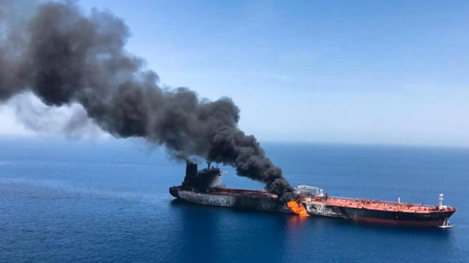 Oil Tanker Hit by Limpet Mines in Hormuz, 27 Indian Sailors Safe
