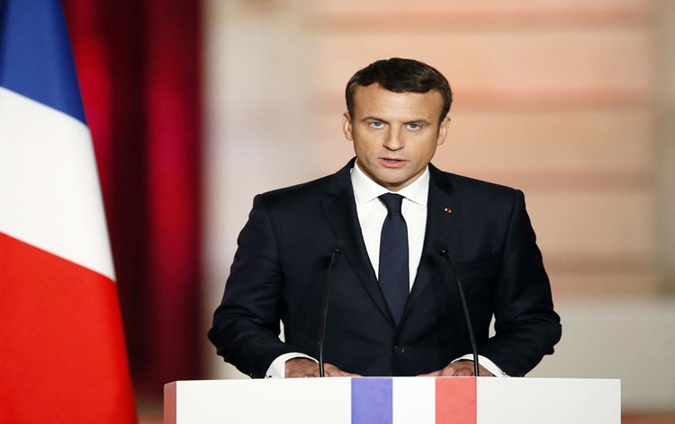 French President Macron discusses possibility of sending European troops to Ukraine